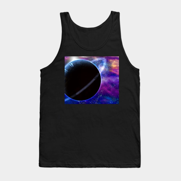Ringed planet Tank Top by rolffimages